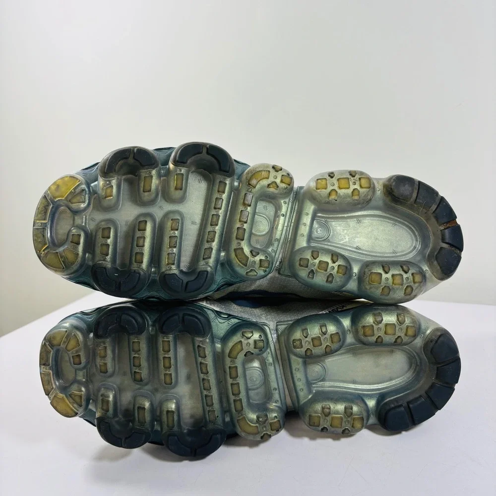 Nike Air Vapormax‎ 2019 PRM Platinum White Grey Lime Green AT6810-100 Men's 8